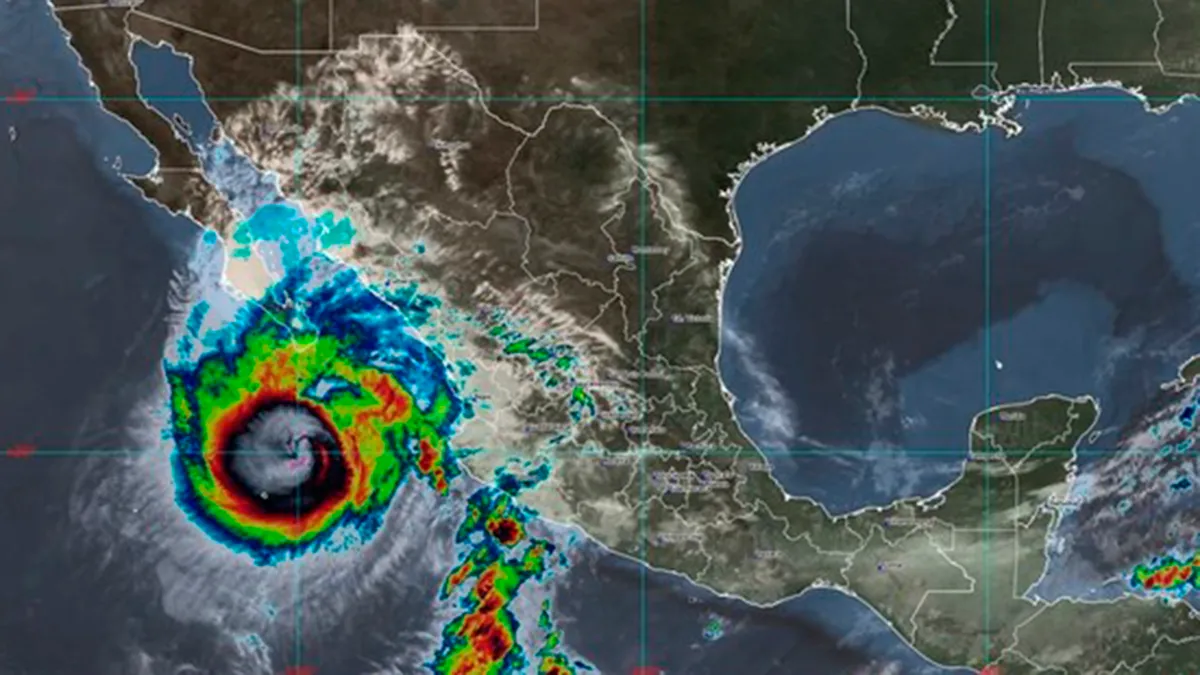 Huracán Norma pone en alerta azul a 10 municipios de Sonora