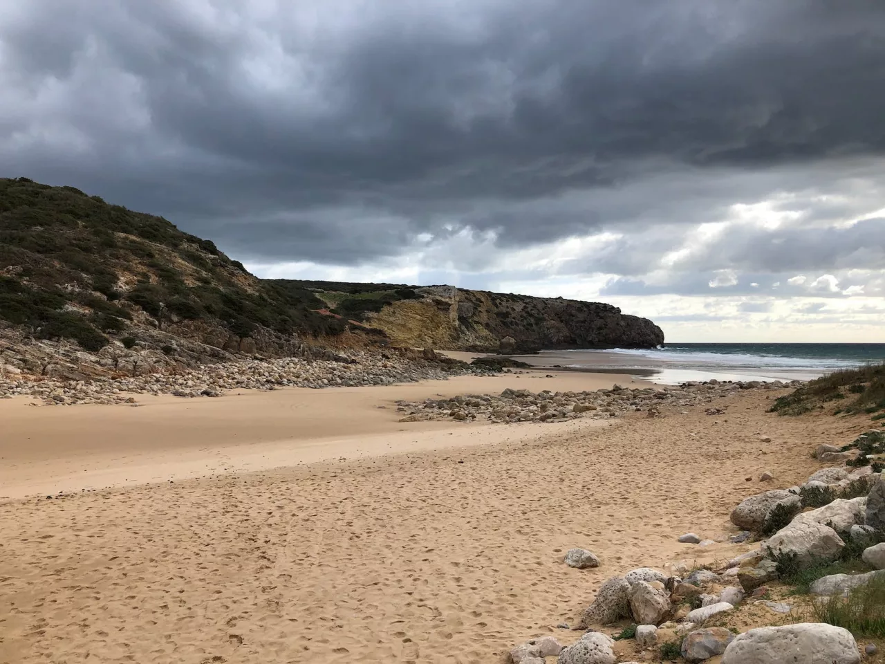scenic photo of beach during dawn