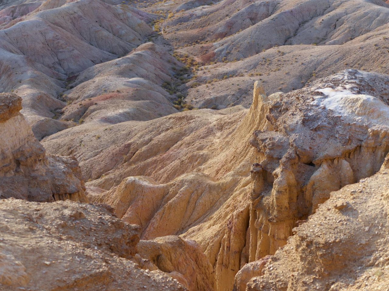 amazing view of rocky desert terrain