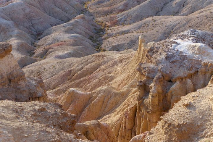 amazing view of rocky desert terrain