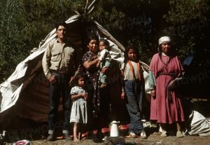 Yakima tribal members at Mt